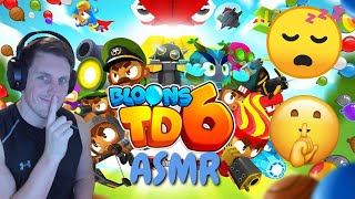 ASMR Gaming Bloons Tower Defense 6 Satisfying Gameplay (Whispered + Mouse Clicking) screenshot 4