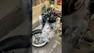 #bullet #royalenfield #ceramiccoating #bikedetailing #deepclean #bikecare