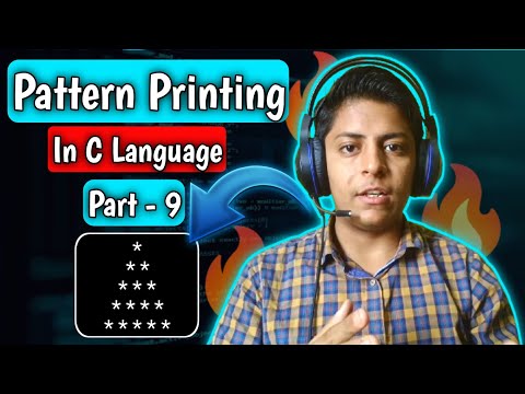 Pattern Printing Tutorial || C language || Part - 9 ( Logic Building )