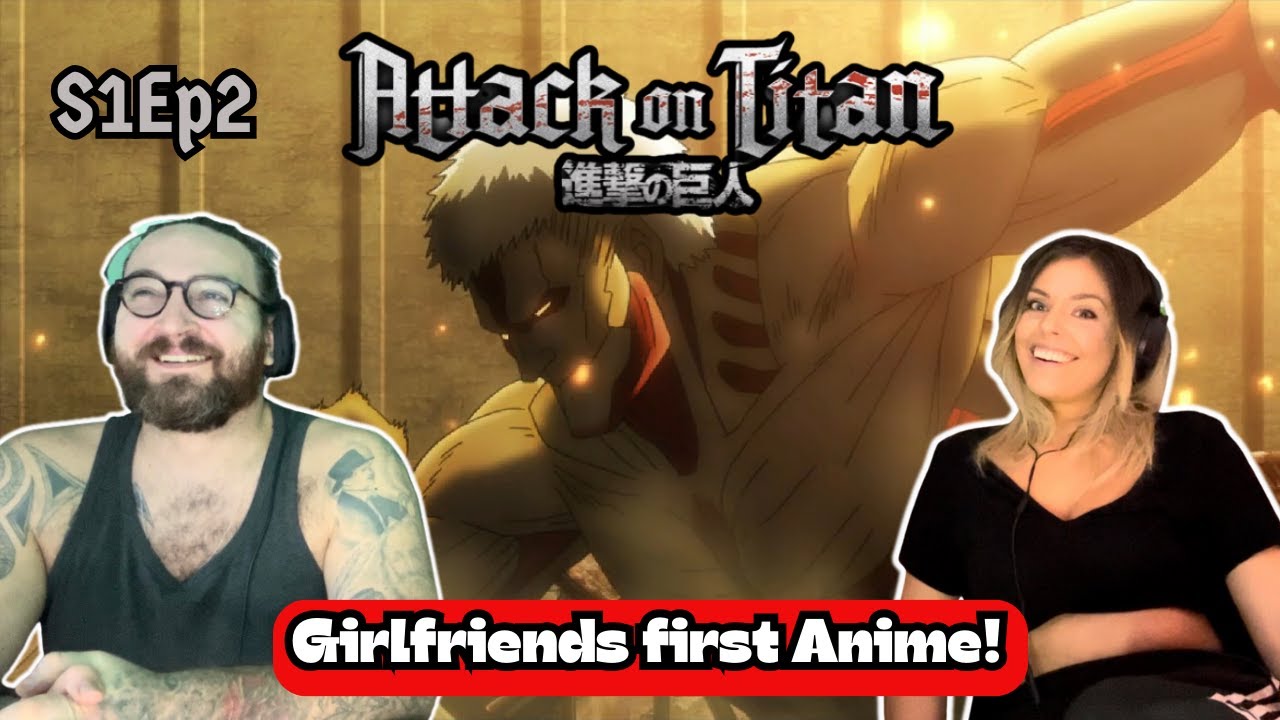 Anime VIRGIN watches Attack on Titan | First Time Reaction! | 1X2 | That Day the fall of zhiganshina