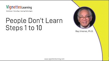 Microlearning Idea: People Don’t Learn Steps 1 to 10