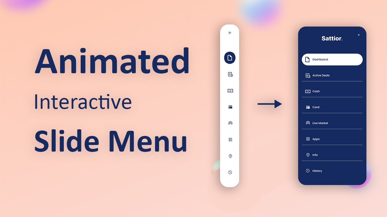 Interactive menu animation in figma | تصميم لوحة تفاعلية ببرنامج فيجما ...