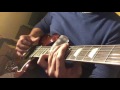 Slow blues C slide guitar - Gibson SG