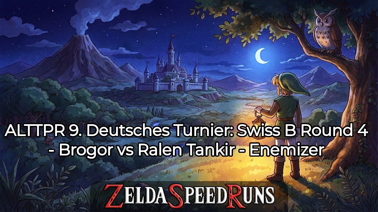 ALTTPR 9. Deutsches Turnier: Swiss B Round 4 - Brogor vs Ralen Tankir - Enemizer