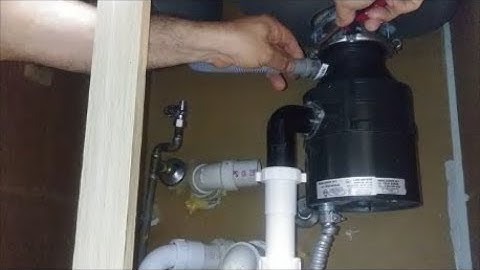 How To Install A Garbage Disposal   - Step By Step  D.I.Y - In Details