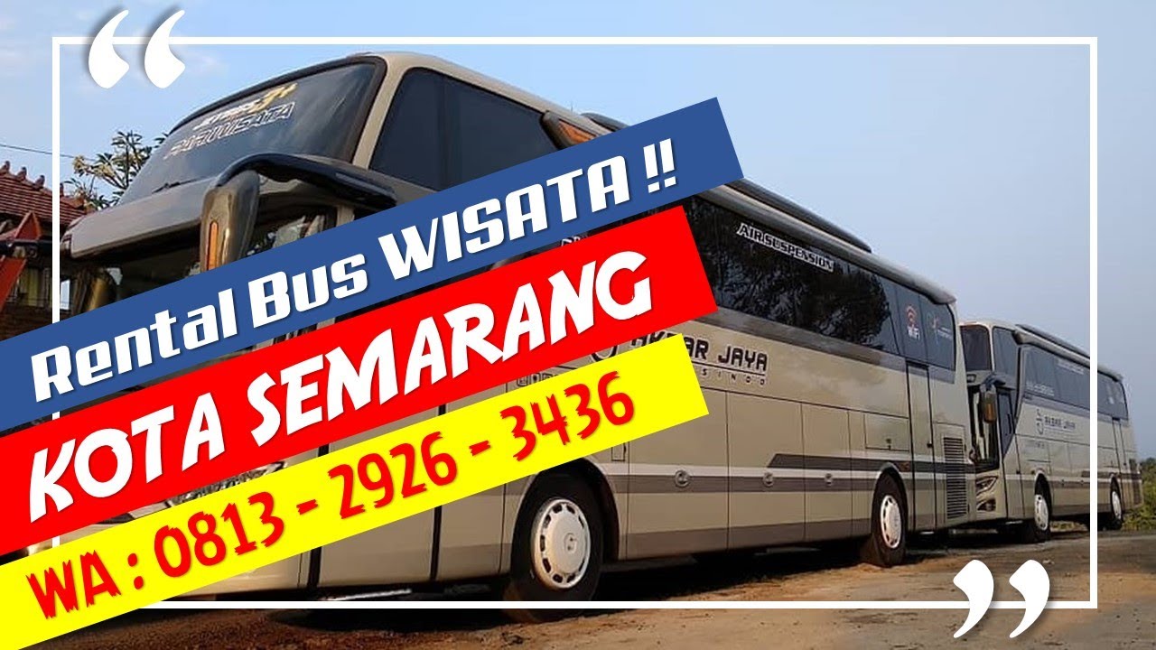 Harga Harian Sewa Bus  HDD Isi  60 25 30  Kursi Di Semarang 