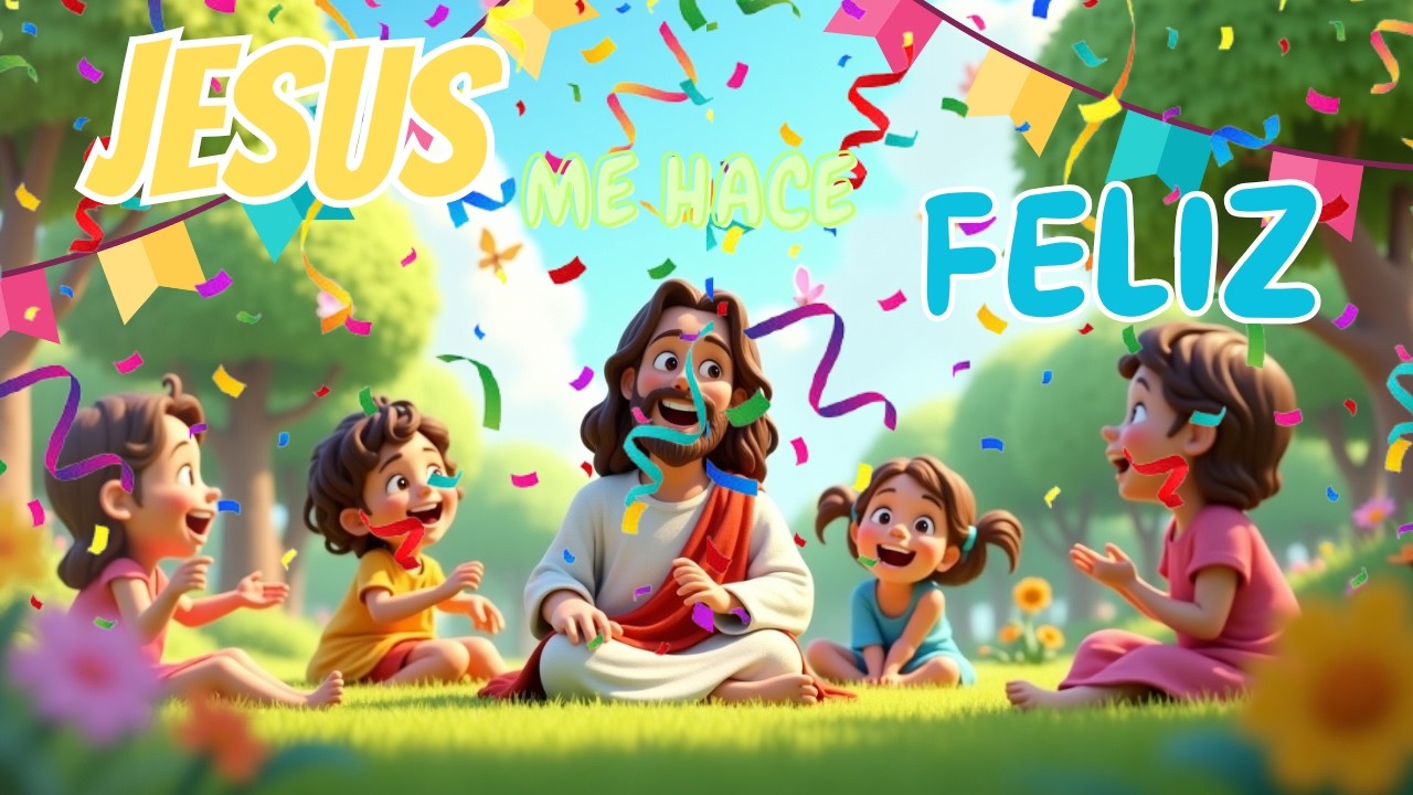 🎵 Jesús Me Hace Feliz | Canción Infantil Corazoncitos de Jesús 💖