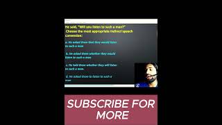 🚨 Most Students Get This Wrong! | Direct & Indirect Speech MCQ | MDCAT English
