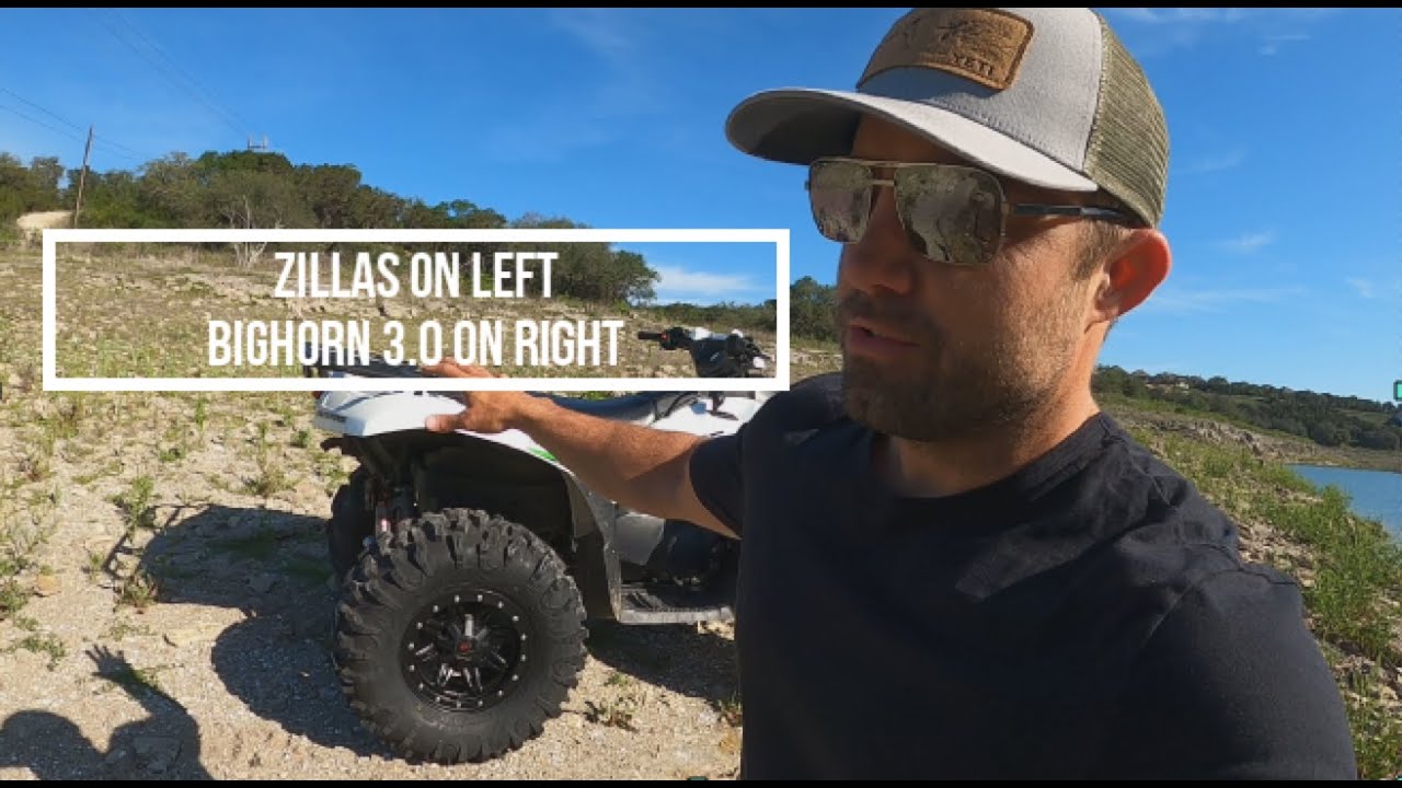New Wheels and Tires - Bighorn 3.0 - Vision Wheels vs Zillas - QuadBoss | Brute Force 750