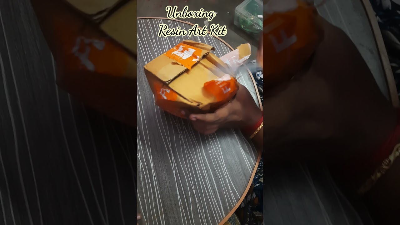 Unboxing Resin Art Kit