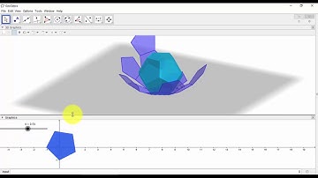 Dodecahedron in Geogebra [Tutorial]