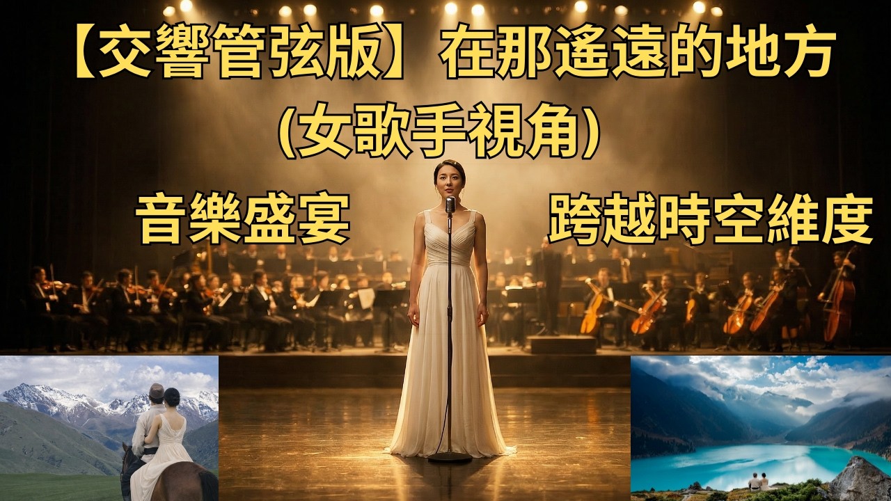交響管弦版《在那遙遠的地方》 (女歌手視角) | 黯然思念 · 隔絕時空的無奈 ·音樂故事 In That Distant Place | Wistful Sadness · A Love Apart