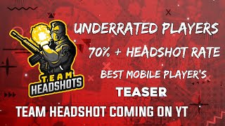 TEAM HEADSHOT COMING ON YOUTUBE NEW JOURNEY - TEASER 🔥