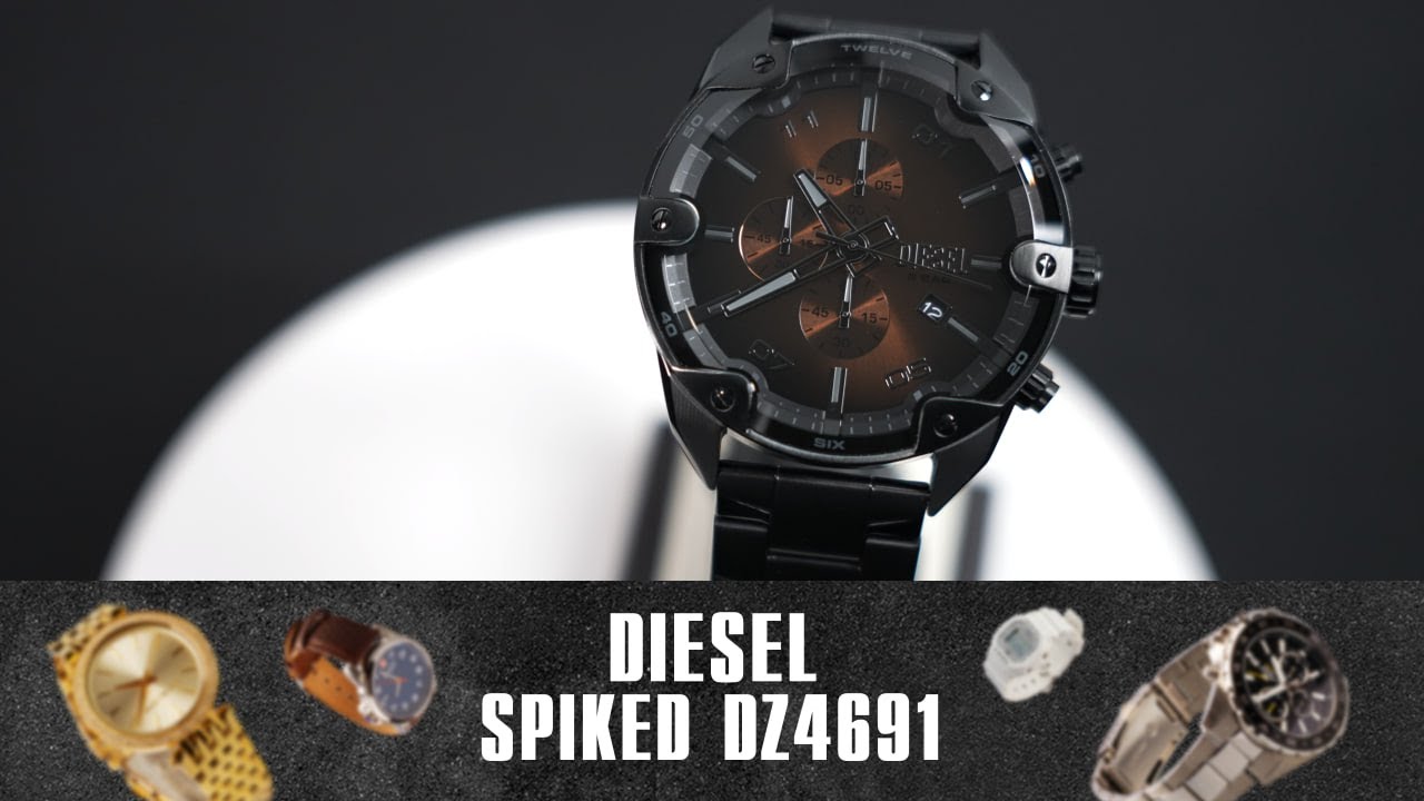 Diesel Spiked DZ4691. Огляд\Review by secunda.com.ua - YouTube
