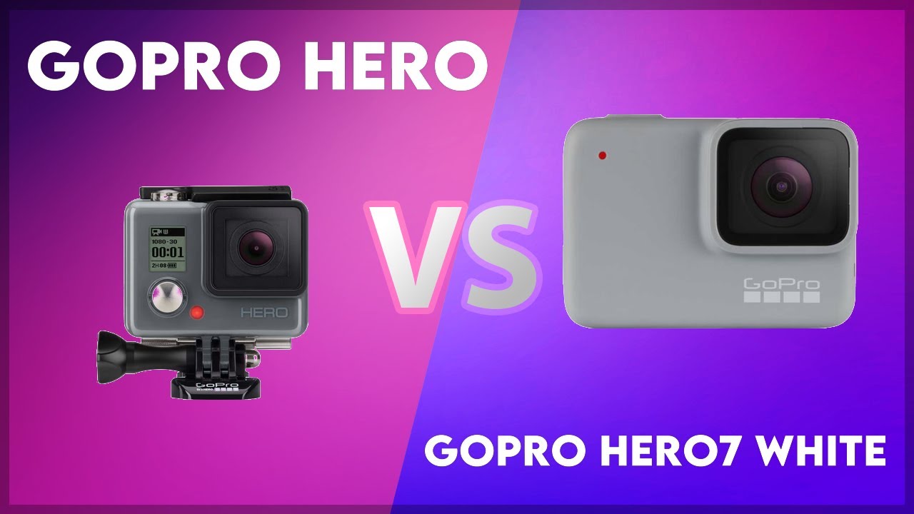 GoPro Hero vs GoPro Hero7 White Technical Comparison