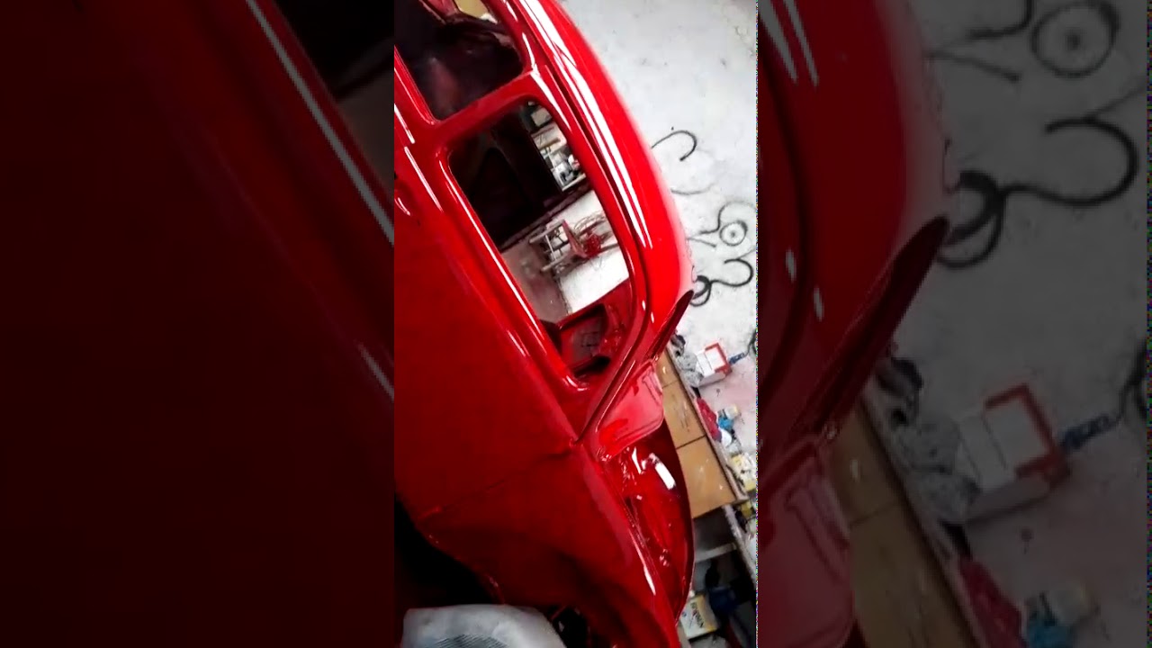 Pintura fusca vermelho tornado PU
