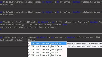 How to make a simple Text Editor in VB - Part 4: Advanced Text Editing and Finishing Touches