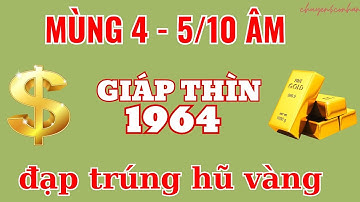 Giáp Thìn 1964: Tài Lộc Nhân Đôi - Mùng 4 Mùng 5/10 Âm, Đón May Mắn Trọn Vẹn