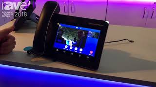 ISE 2018: Grandstream Networks Exhibits GXV3370 Android Phone
