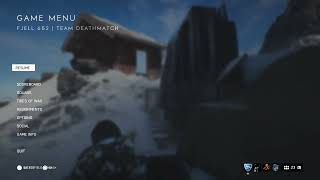 Battlefield V - Pause Menu Screen Bug (clip#10)