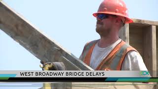 Overnight Closures Planned for West Broadway Bridge Project
