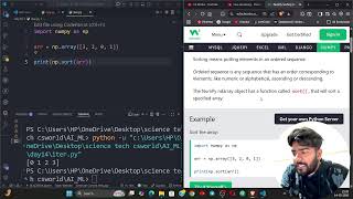 Learning AI From Zero – Python Moudles | NumPy | Live Study With Me | Day 14
