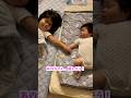 【まさかのフガッ！】2歳あのちゃんが生後1ヶ月のしーちゃんと初めて手をつないだ日🥹💕 | あのしーちゃん | パピプペポちゃんねる #shorts #あのしーちゃん