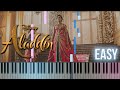 Aladdin - Speechless (Naomi Scott) 2019 |  How To Play EASY Piano Tutorial + Sheets