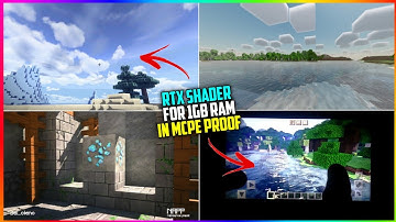 ✓ INSANE SHADER FOR 1GB ! RAM ANDROID WITH PROOF IN MINECRAFT PE NO LAG MCPE