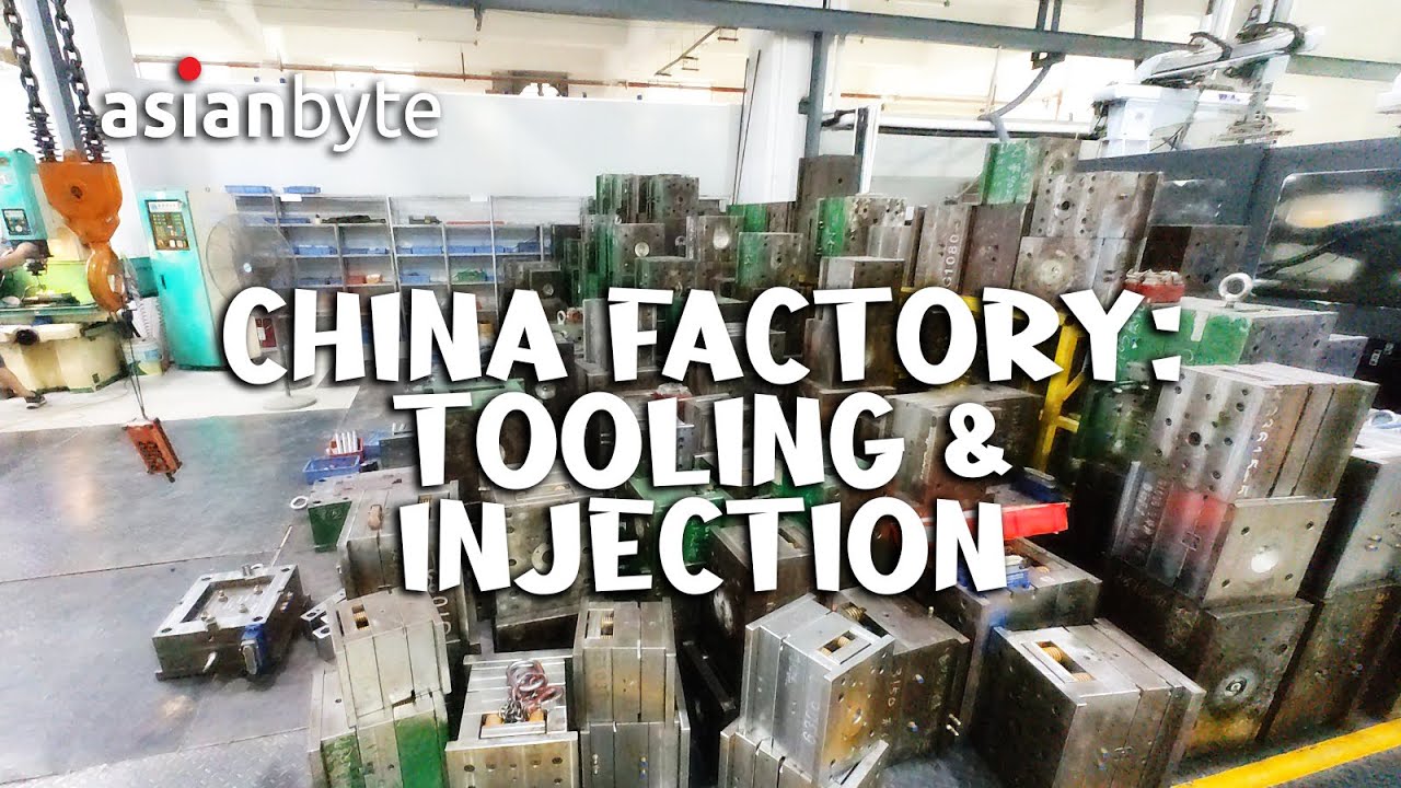 CHINESE Factory: CNC Machines at Tooling Workshop and Plastic Injection Factory