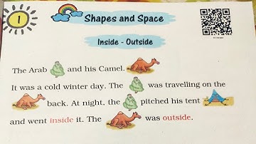 Shapes and space | Math class 1 chapter 1 KV School | With Solved questions