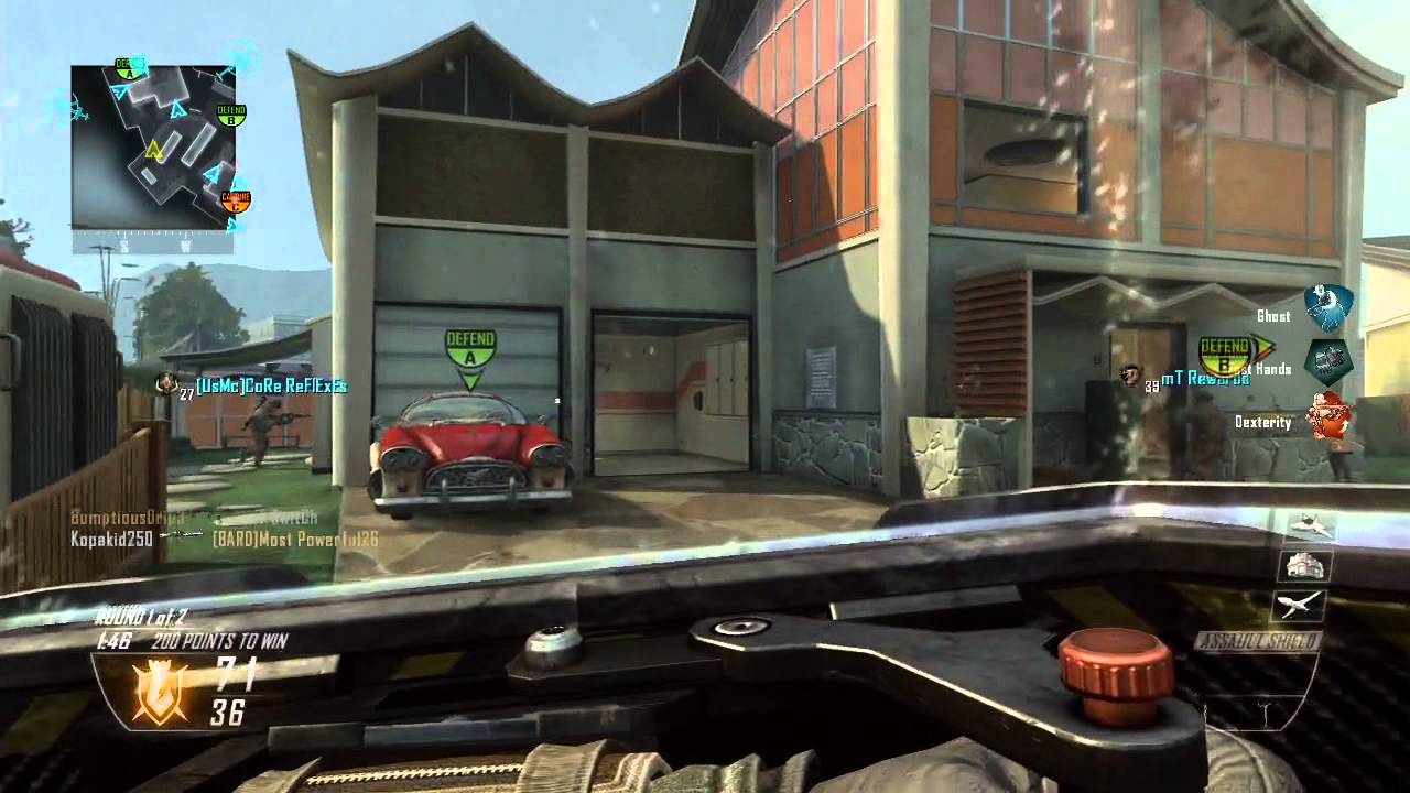 BO2 Assault Shield Gameplay! Road to Gold~