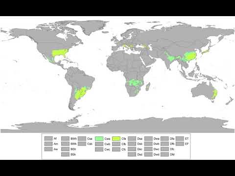 आर्द्र उपोष्णकटिबंधीय जलवायु | विकिपीडिया ऑडियो लेख