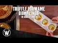 Truffle Edamame Dumplings with Shallot Broth | The Wicked Kitchen