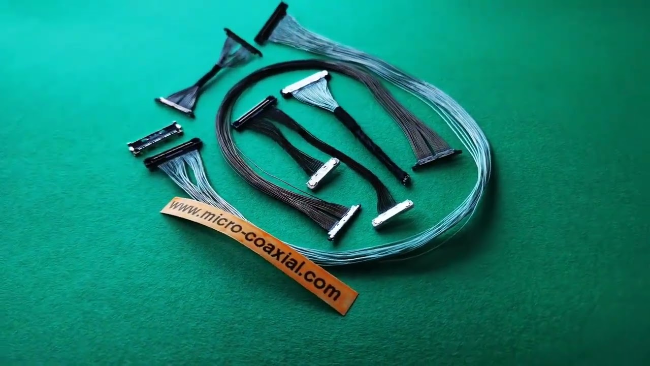 Mobile PC LVDS Cable Assembly 20380-R20T 20679-020T Medical Ultrasound Twin-Ax Cable 20525-030E