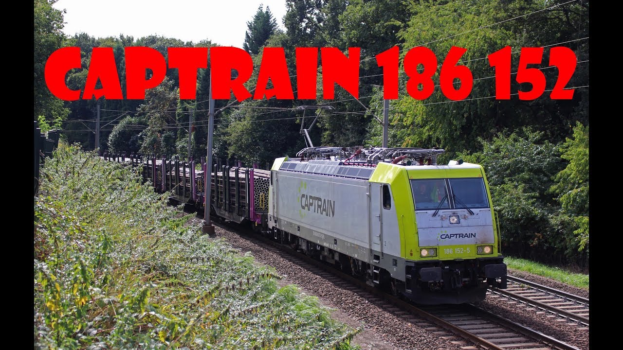 Captrain 186 152 Met Staal buizentrein In Venlo YouTube