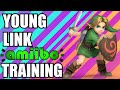 Young Link amiibo training!