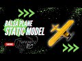 Small Balsa Plane model for Displays | Pipercub J3
