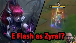 How to E Flash as Zyra (full guide, ft. my cat)