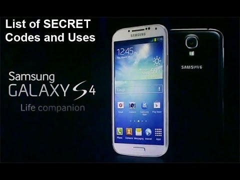 삼성 Galaxy S4 비밀 코드 및 용도 목록