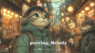 purring Melody LoFi😺 | Relaxing Lo-Fi & Jazz for a Calm Day 🌸