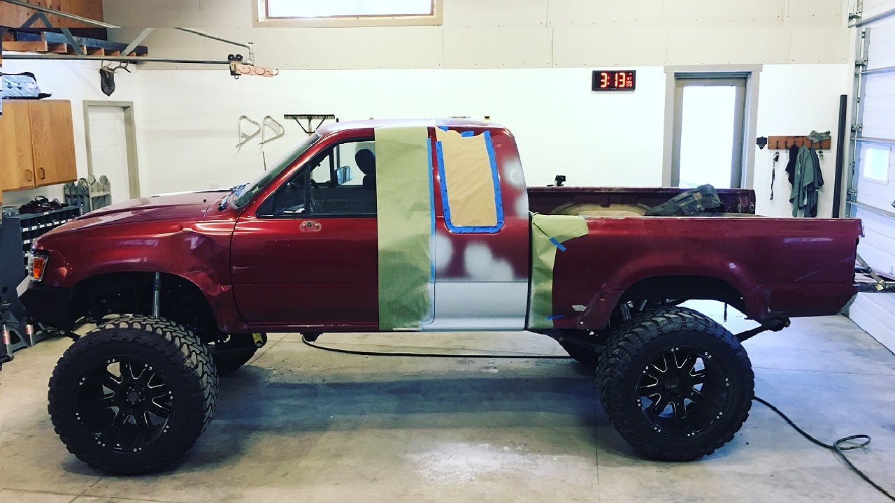 TDI Toyota Pickup Paint Spraying Primer Finishing Dents YouTube TDI Toyota Pickup Paint Spraying Primer Finishing Dents YouTube