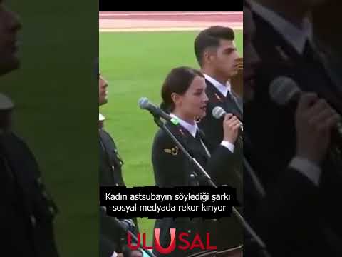 Kadın astsubayın söylediği
