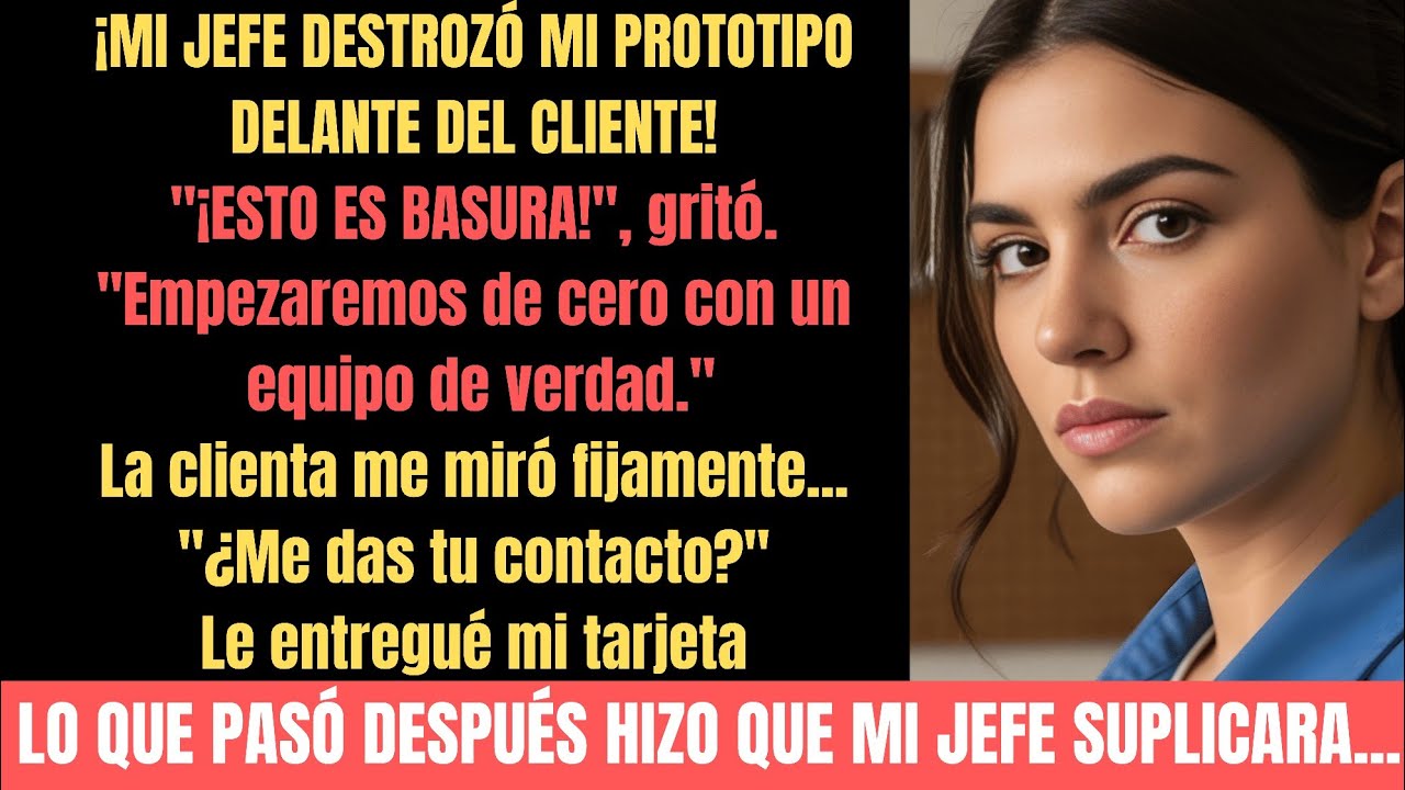 Destrozaron Mi Prototipo Delante del Cliente… Luego Ella Me Pidió Mi Tarjeta en Secreto