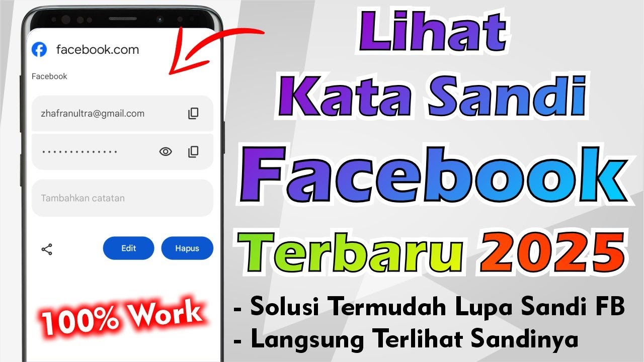 Cara Melihat Kata Sandi Facebook Terbaru 2025 - YouTube
