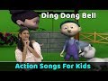 Ding dong bell song  action songs for kids  nursery rhymes with actions  baby rhymes