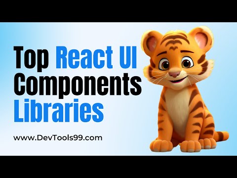 Top React UI components Libraries #reactjs #devtools99 #javascript #react #ui #uilibraries