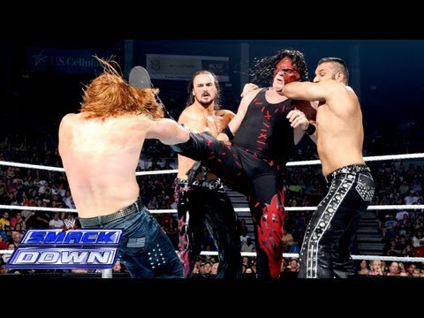 Kane vs. 3MB - 3-on-1 Handicap Match: SmackDown, Aug. 9, 2013