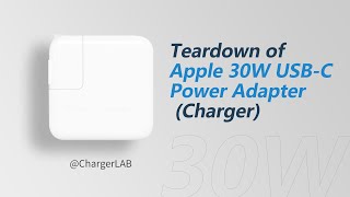 Teardown of Apple 30W USB-C Power Adapter (Charger) - YouTube