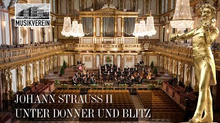 ♫ Johann Strauss II: Unter Donner und Blitz op. 324 | Musikverein Vienna |#NYC2024 |#NewYearsConcert